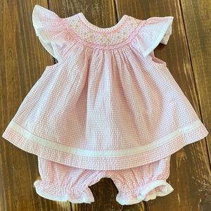 GORGEOUS! 3 month baby girl smocked dress